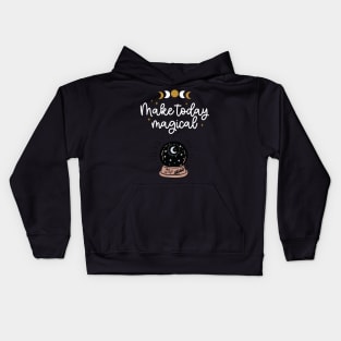 Make Today Magical with Moons and Mystic Crystal Ball Kids Hoodie